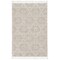Homeroots 39 x 59 in. Polyester Diamonds Area Rug wth Fringe, Ivory & Beige 375678 - alternate 1